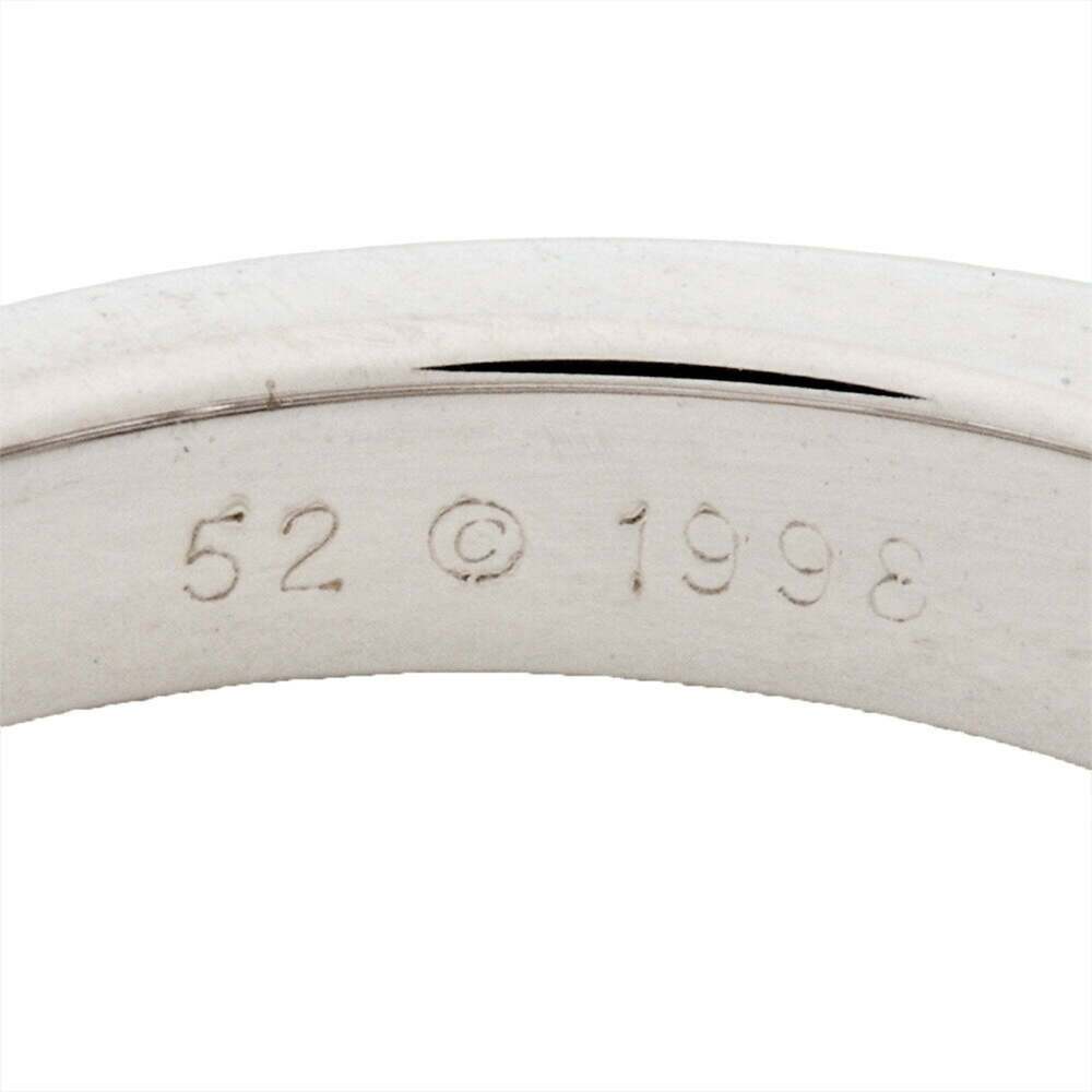 CARTIER Authentic 18k Silver Diamond Ring #52 - Picture 5 of 9